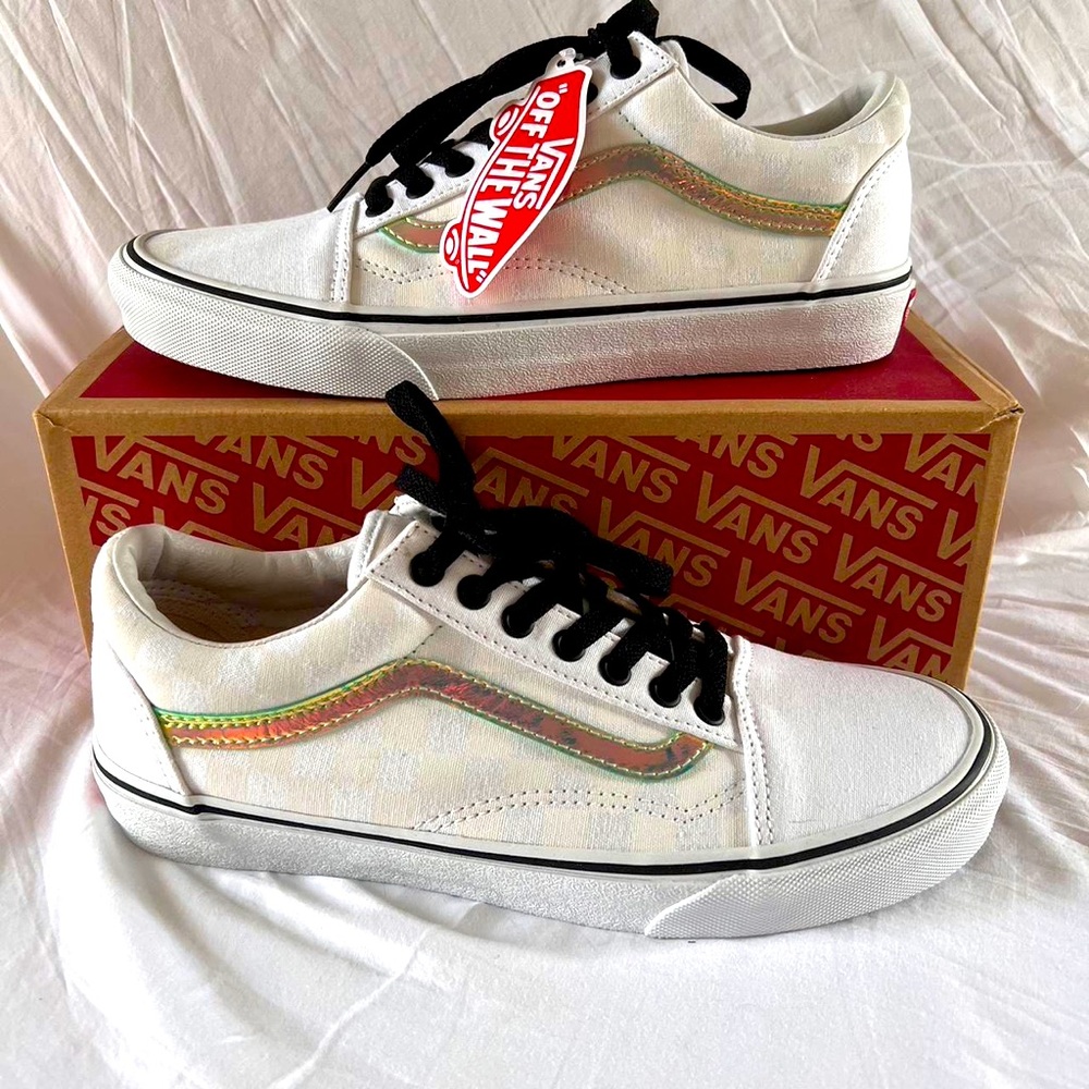 Brand New - Custom Holographic / Iridescent Vans
